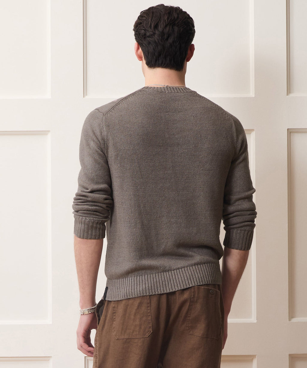 Linen Crewneck Sweater