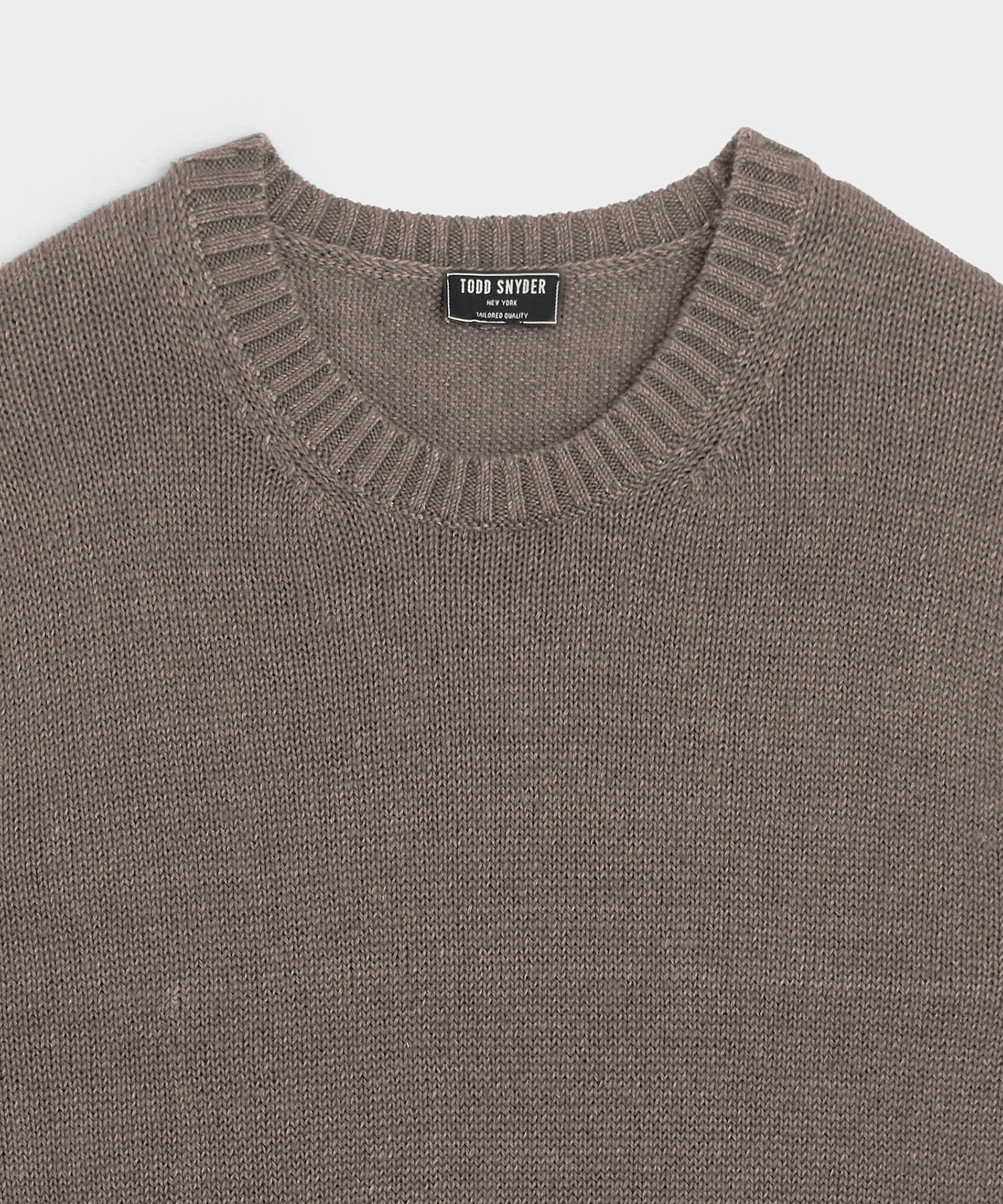 Linen Crewneck Sweater