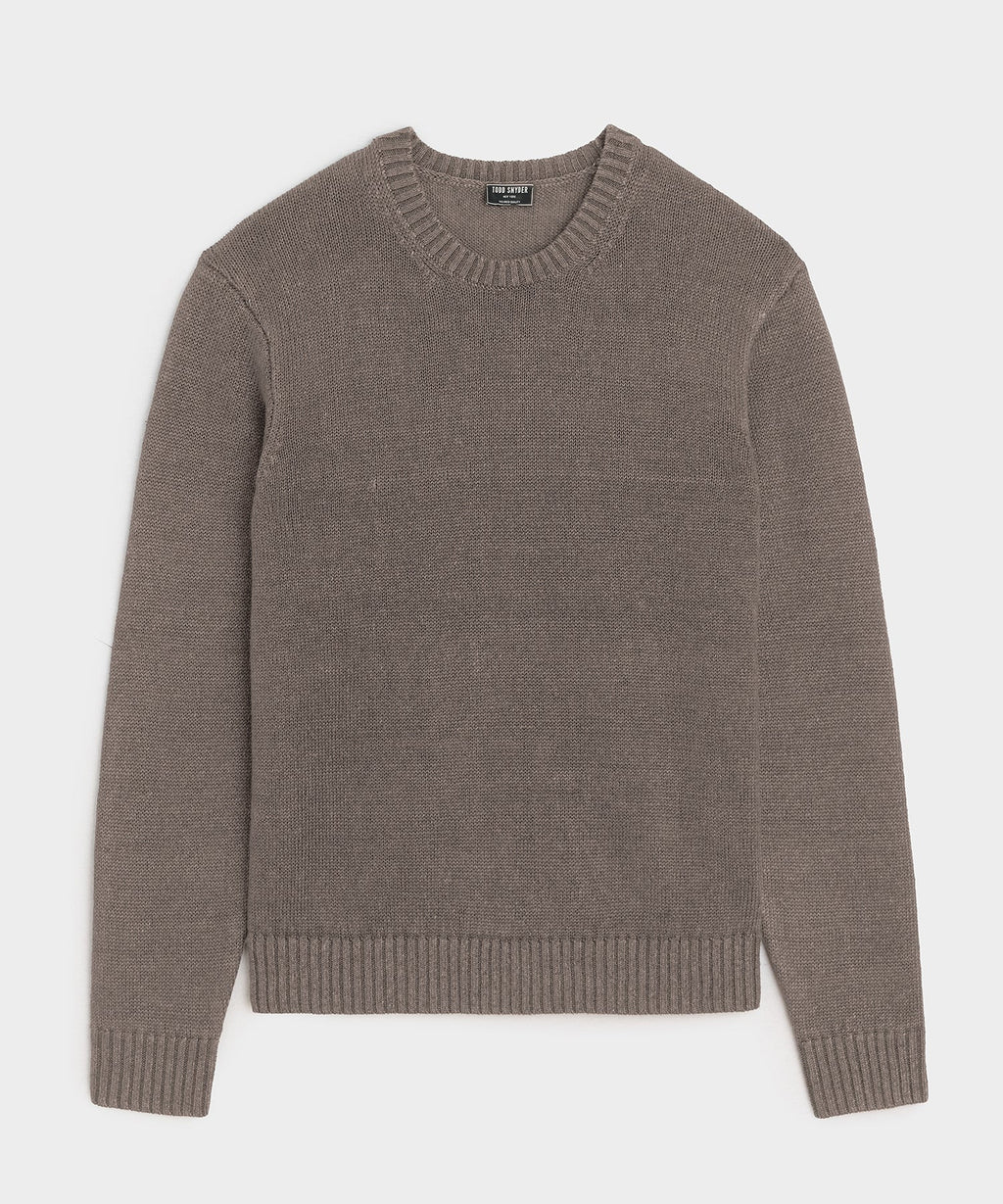 Linen Crewneck Sweater