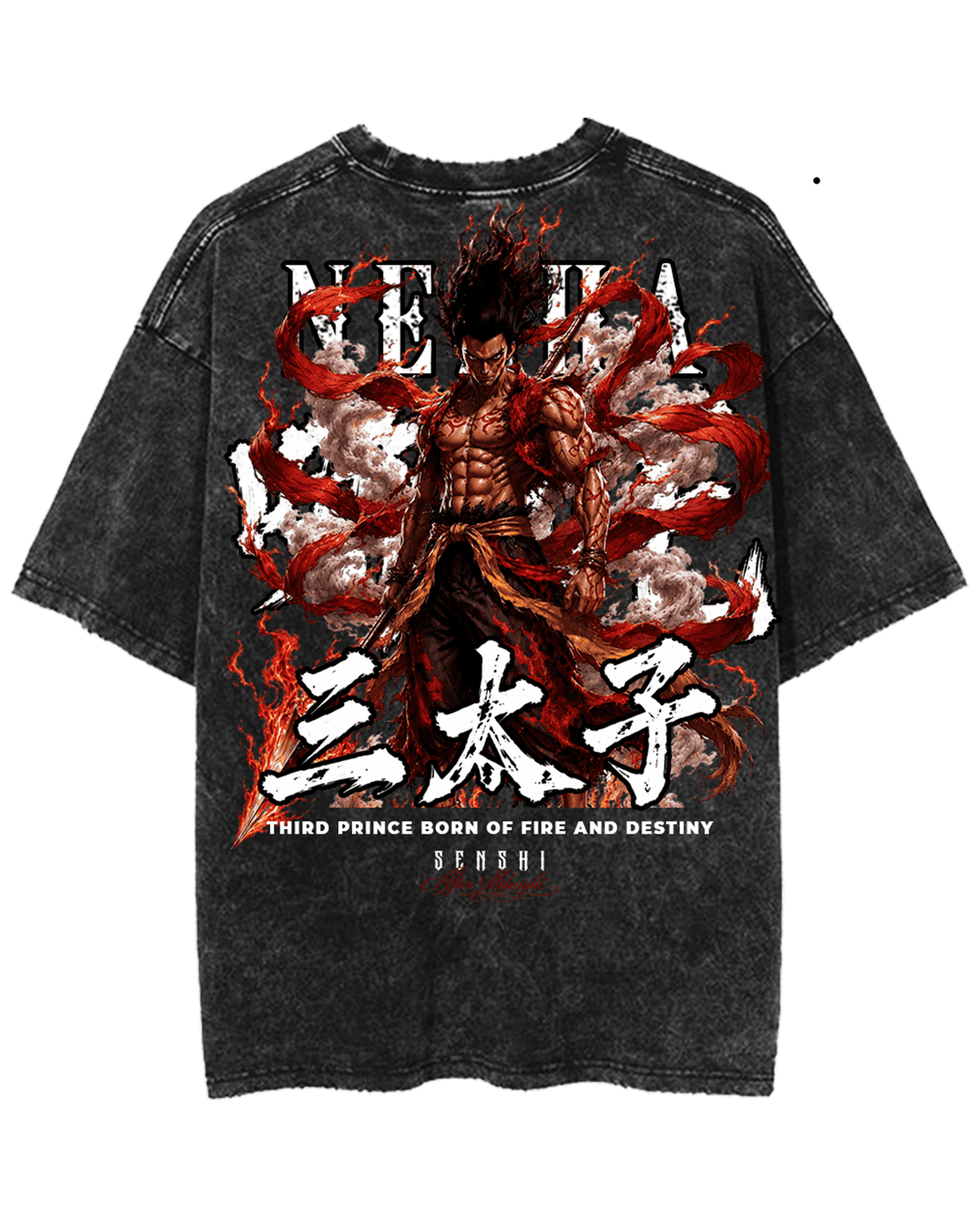 NEZHA PREMIUM OVERSIZED VINTAGE TEE