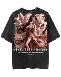 NINE TAILED FOX PREMIUM OVERSIZED VINTAGE TEE