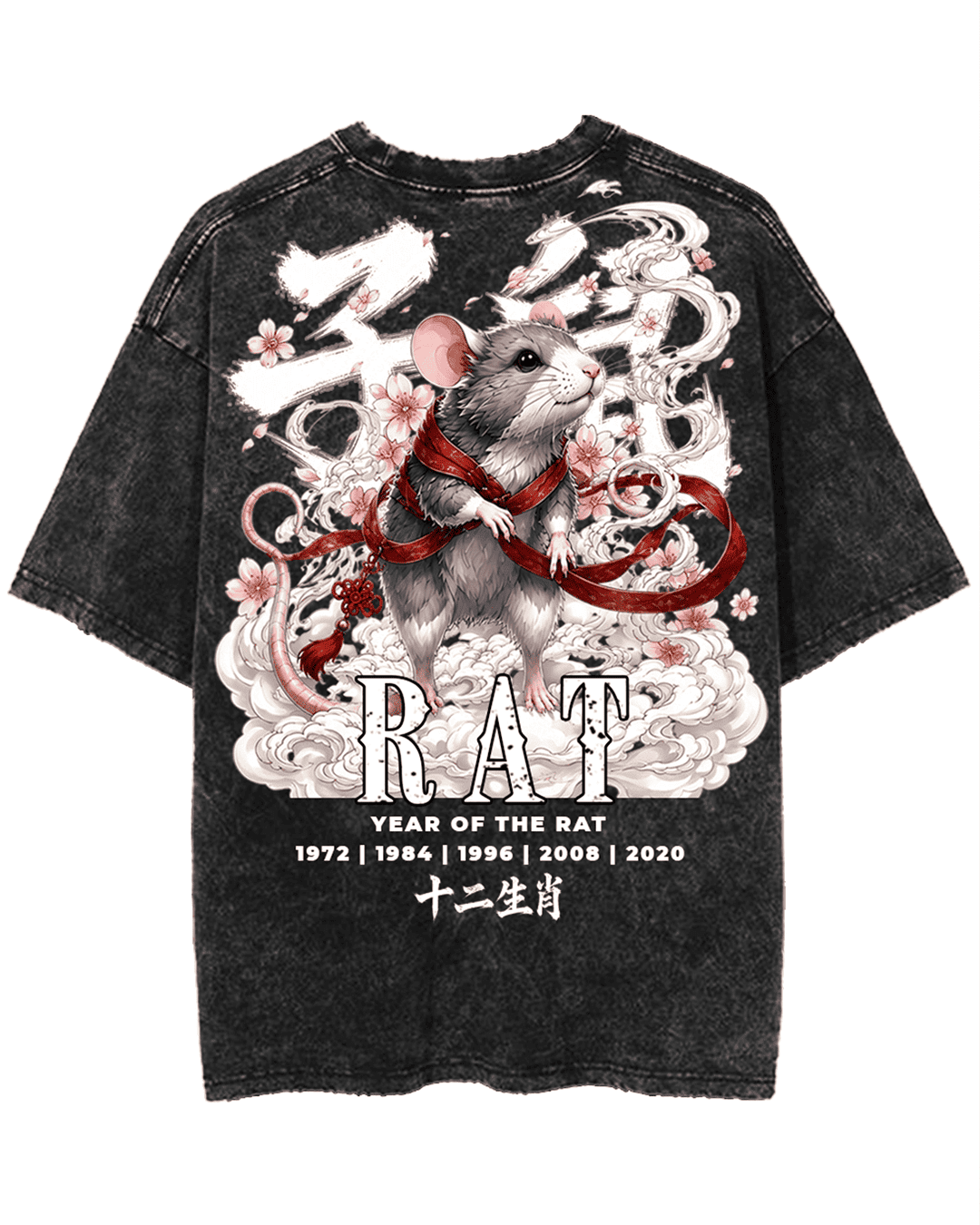 ZODIAC RAT PREMIUM OVERSIZED TEE