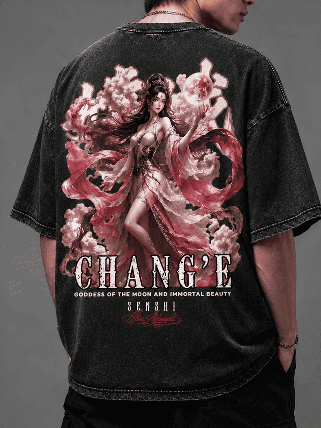 CHANG'E PREMIUM OVERSIZED VINTAGE TEE