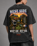 WEST SIDE BEST SIDE PREMIUM OVERSIZED VINTAGE TEE