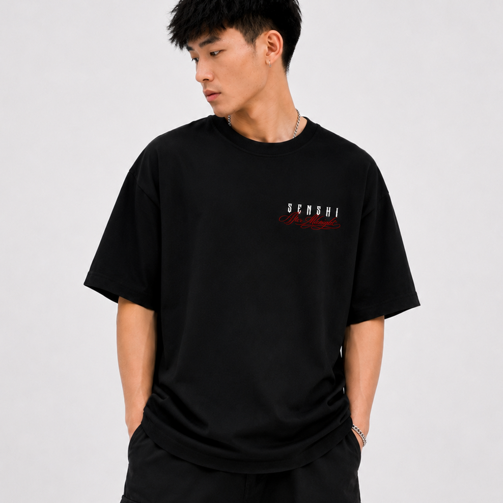 AFTER MIDNIGHT LOGO PREMIUM OVERSIZED TEE/TANK