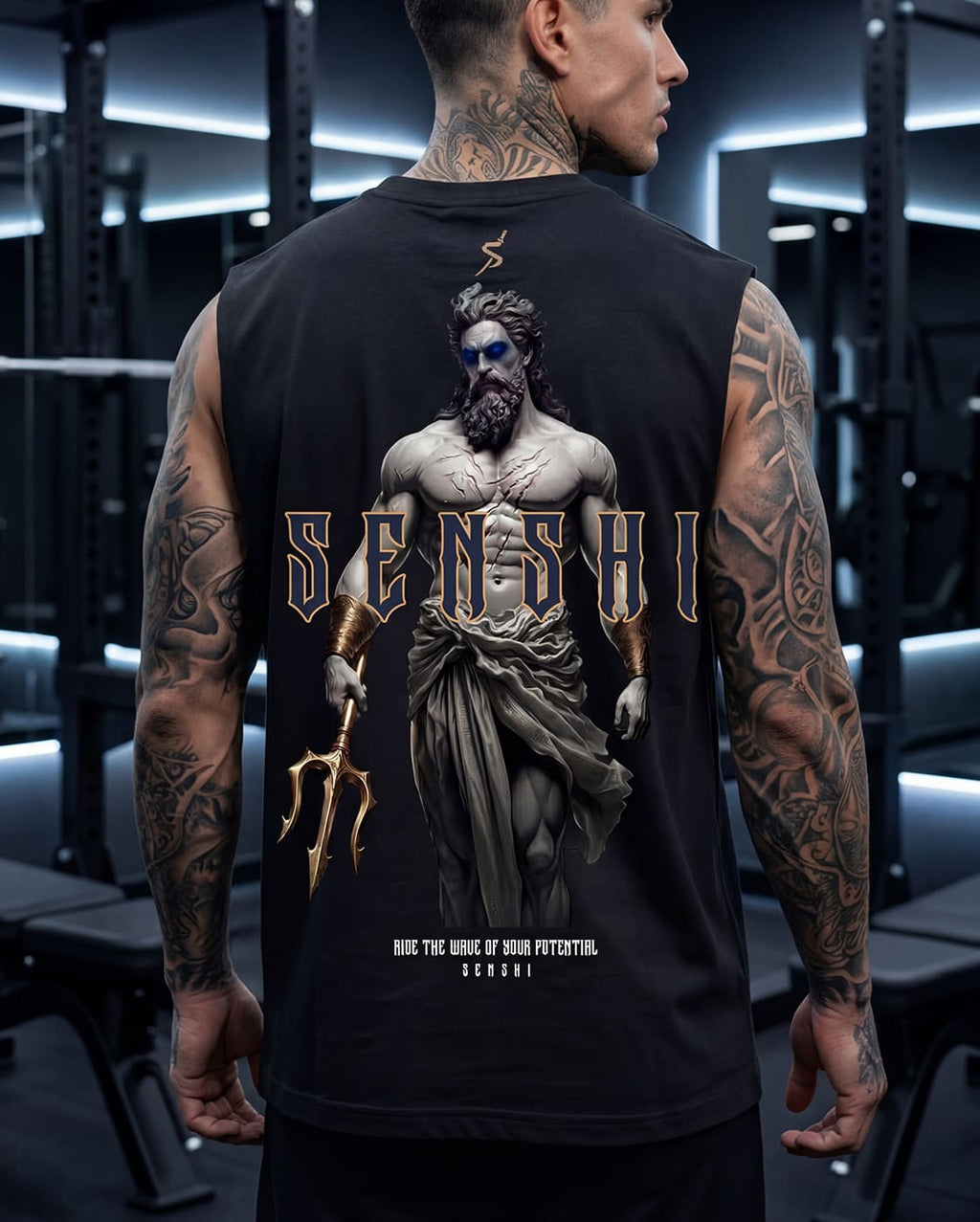 POSEIDON PREMIUM OVERSIZED TEE/TANK