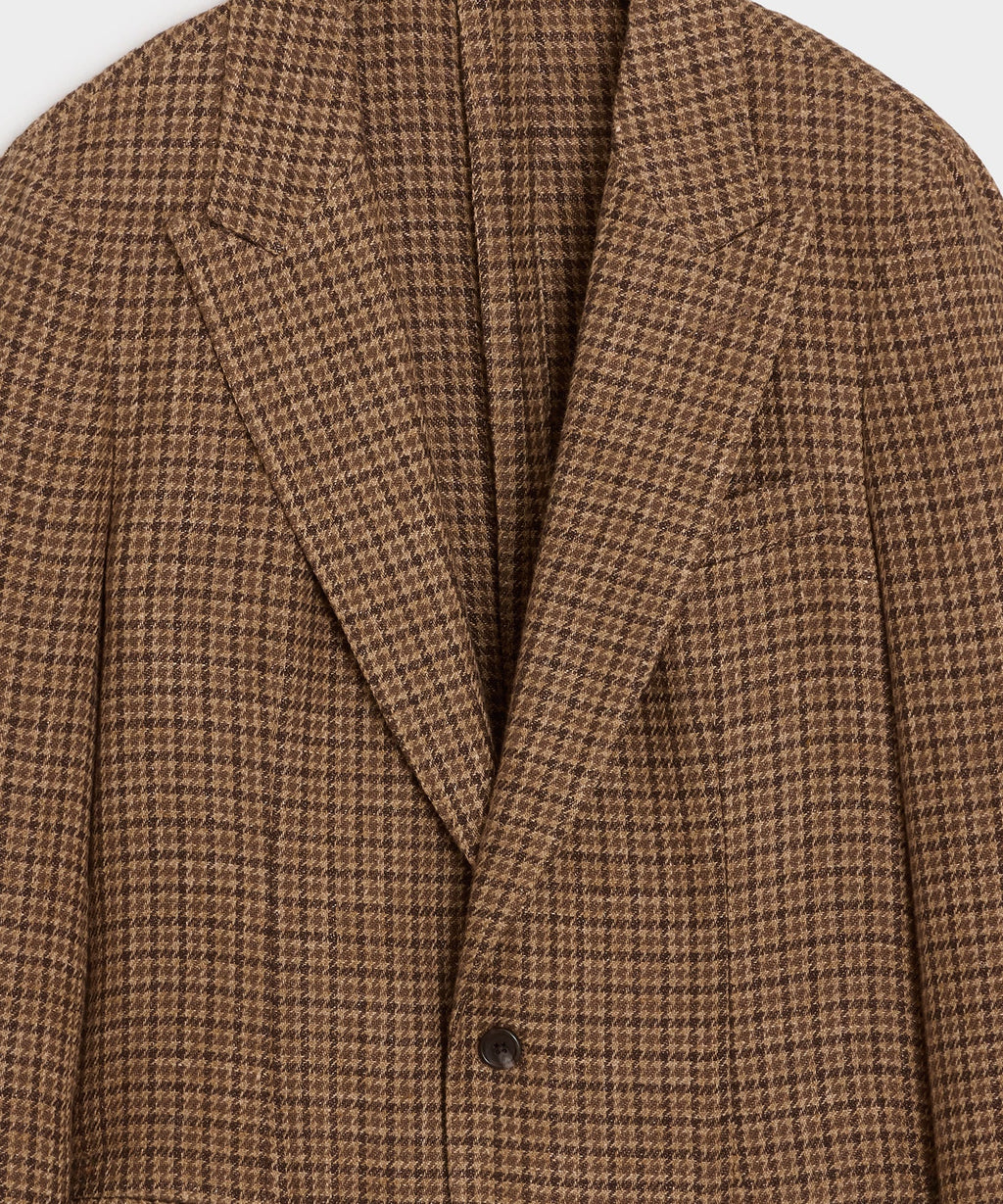 Italian Linen Houndstooth Sport Coat