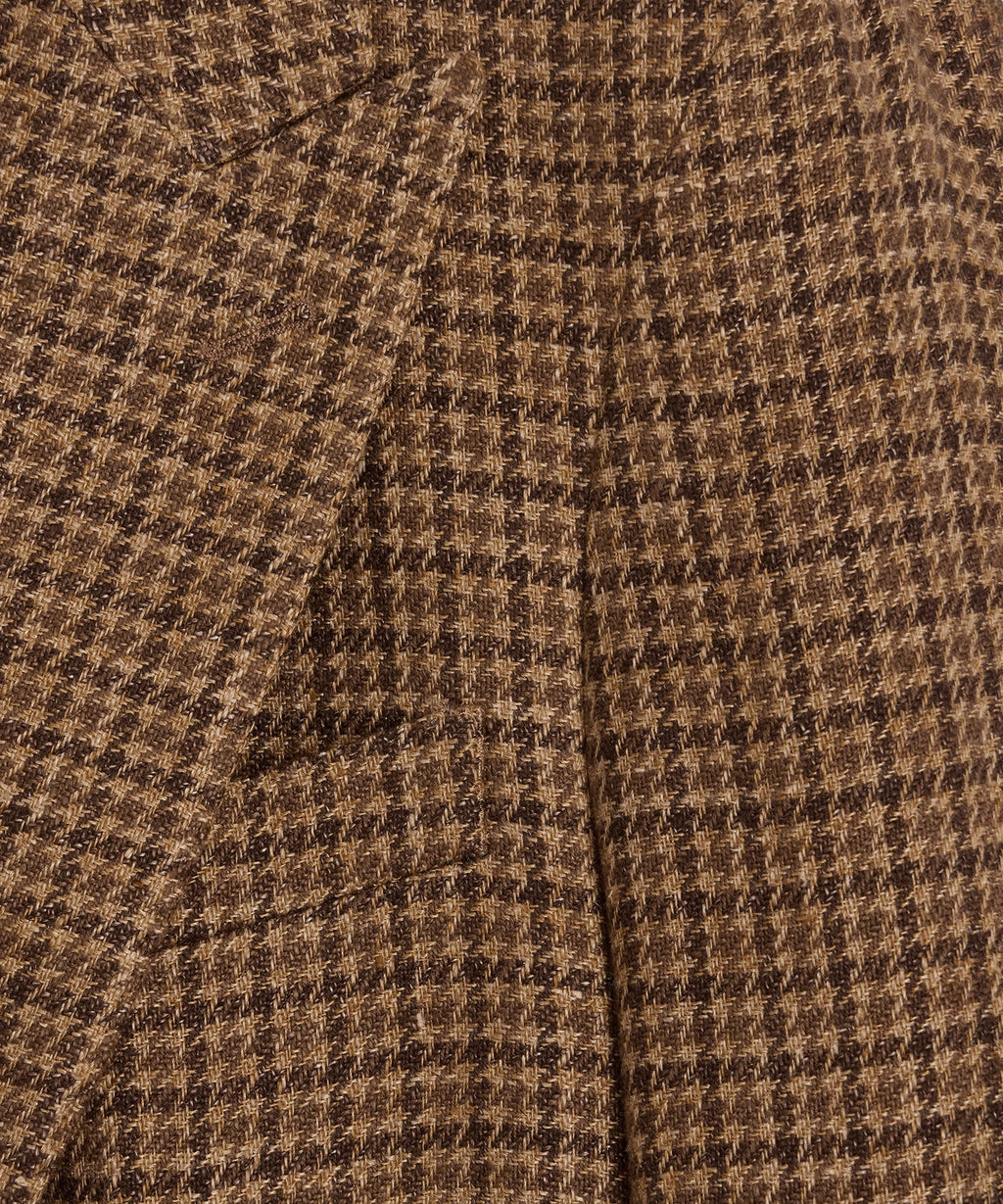 Italian Linen Houndstooth Sport Coat