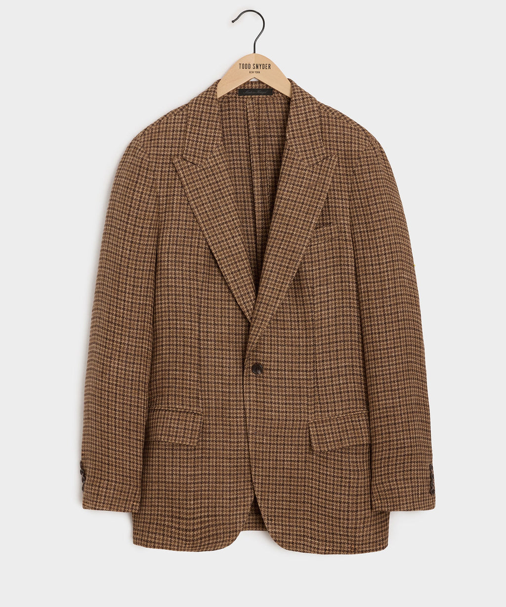Italian Linen Houndstooth Sport Coat