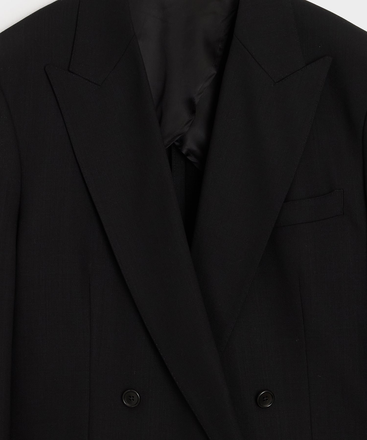Italian Wool Double-Breasted Hollywood Jacket