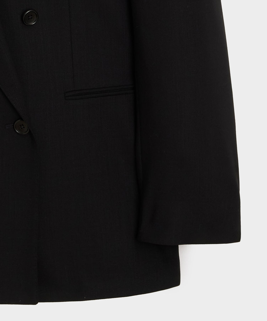 Italian Wool Double-Breasted Hollywood Jacket