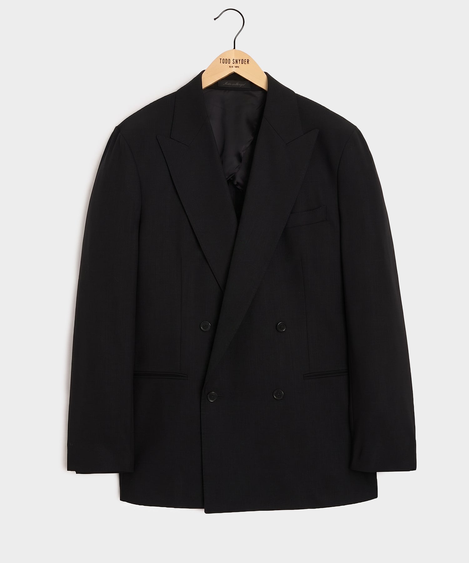 Italian Wool Double-Breasted Hollywood Jacket