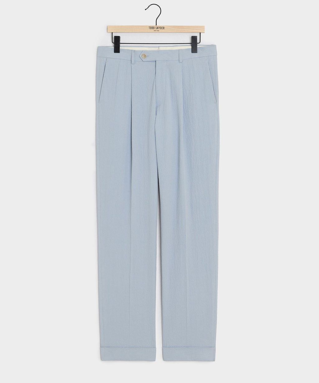 Italian Seersucker Madison Trouser