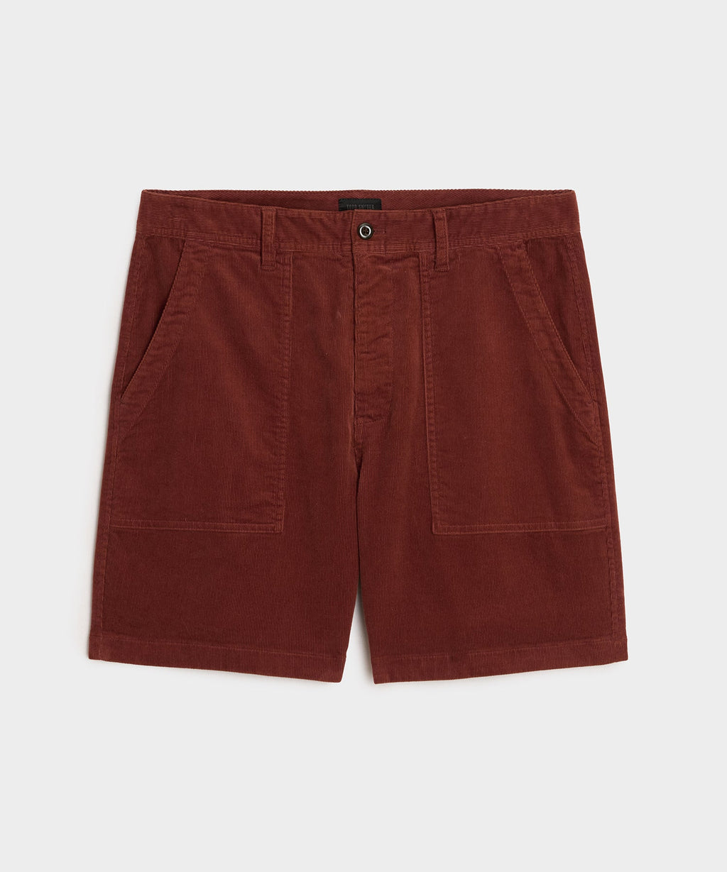 7" Corduroy Camp Short