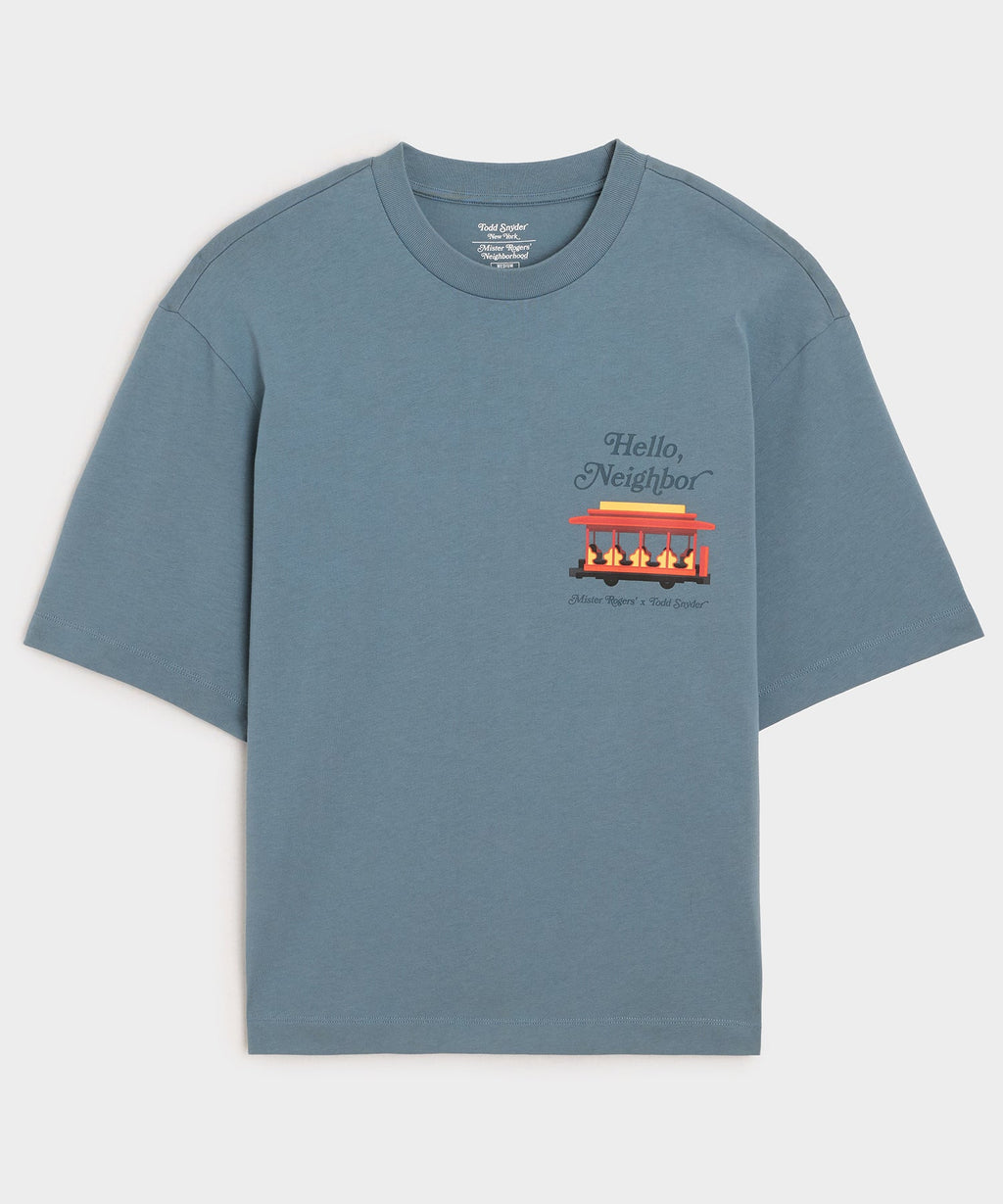 Todd Snyder x Mister Rogers' Neighborhood Trolley Tee