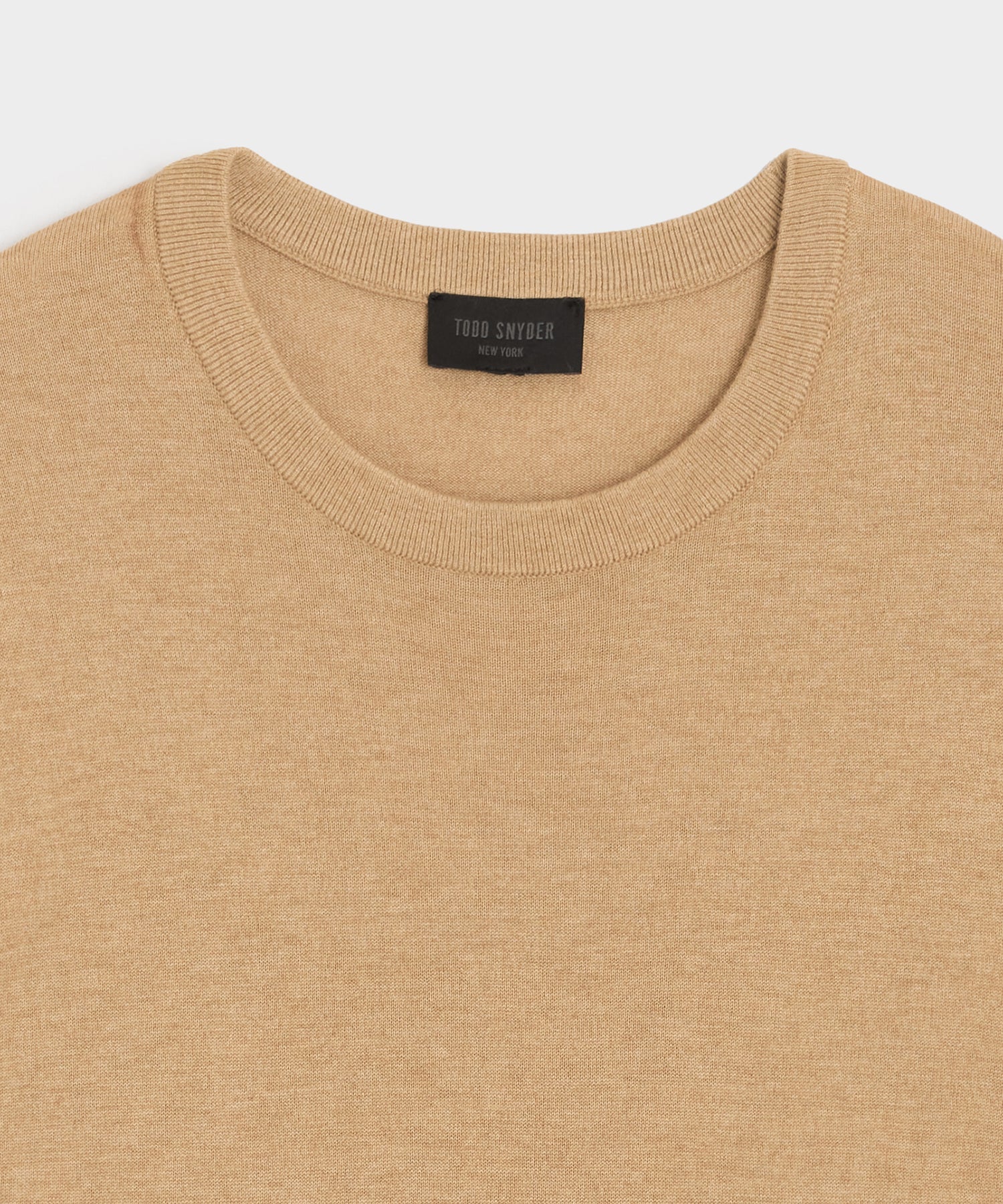 Silk-Cashmere Sweater Tee