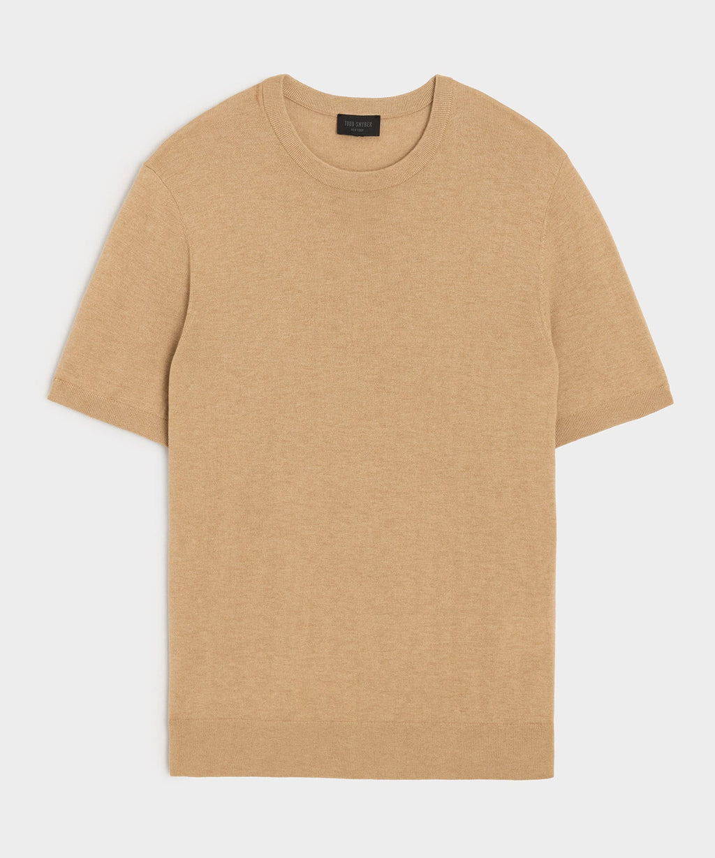 Silk-Cashmere Sweater Tee