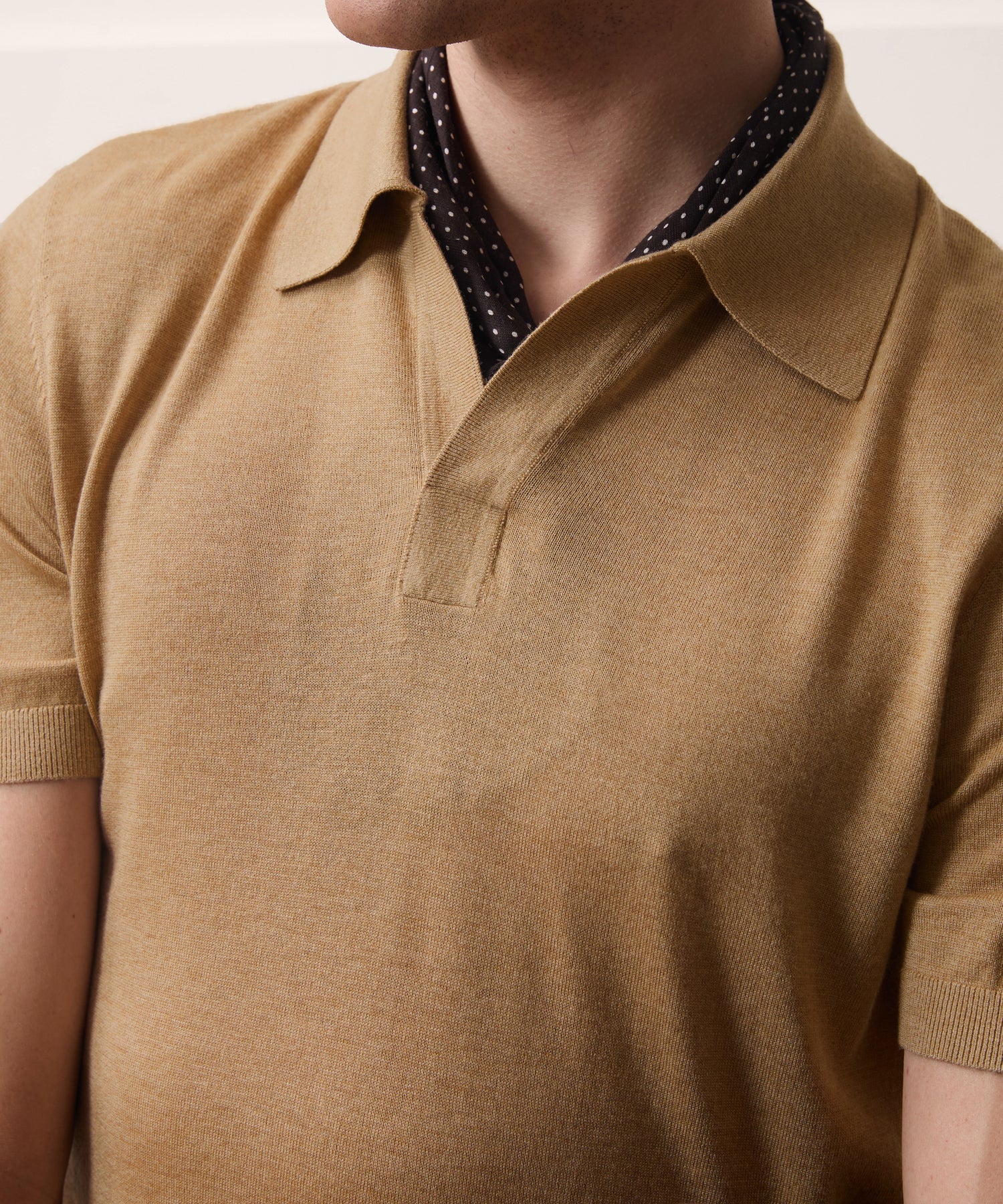 Silk-Cashmere Montauk Sweater Polo