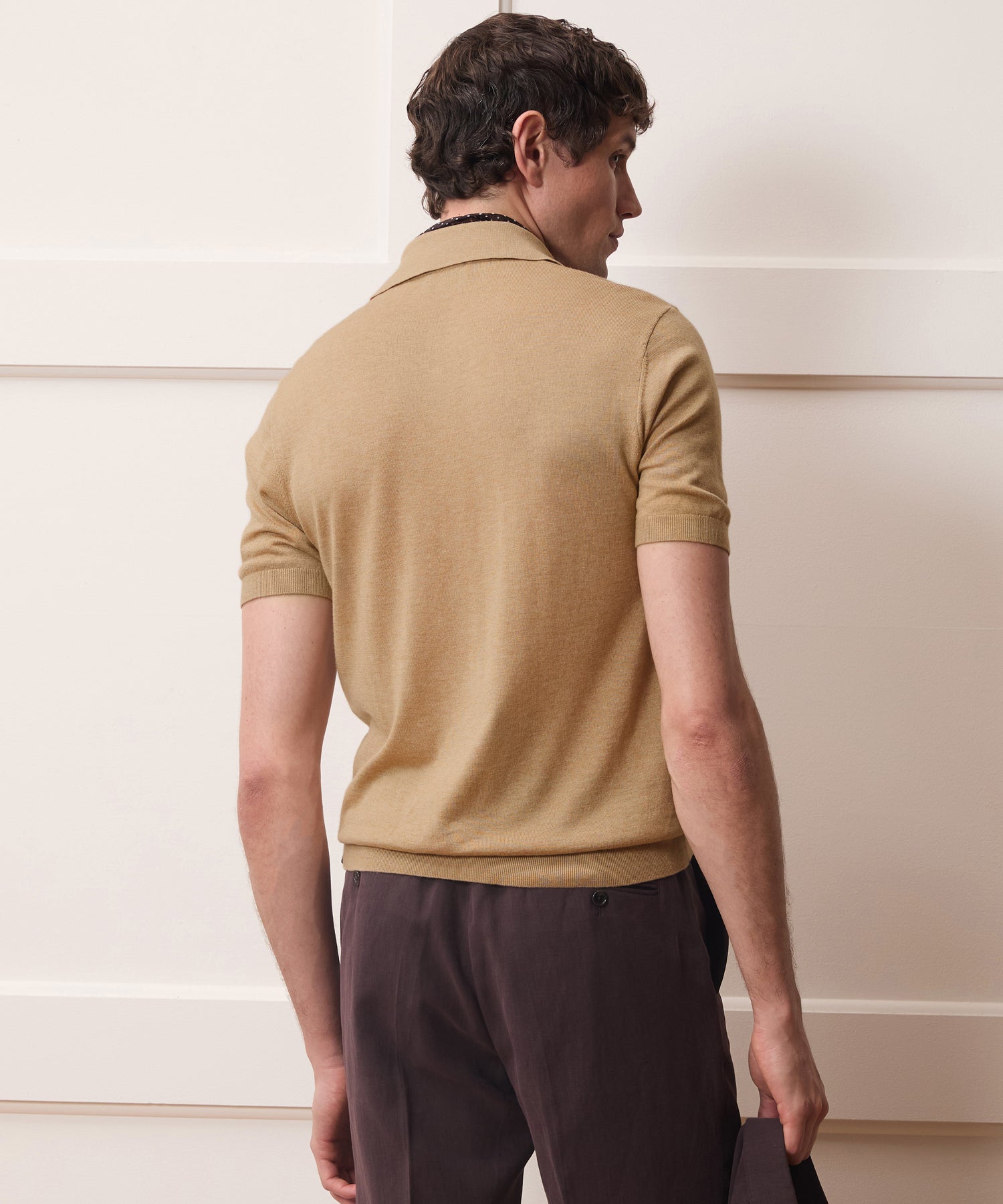 Silk-Cashmere Montauk Sweater Polo