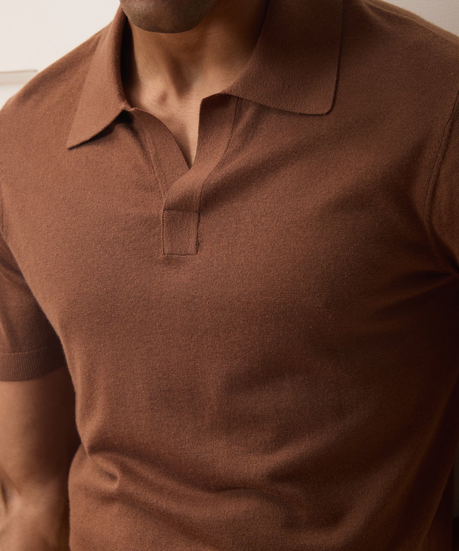 Silk-Cashmere Montauk Sweater Polo