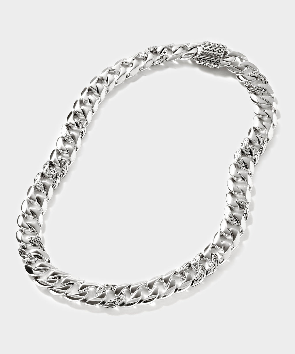 John Hardy Sterling Silver Curb Chain Necklace