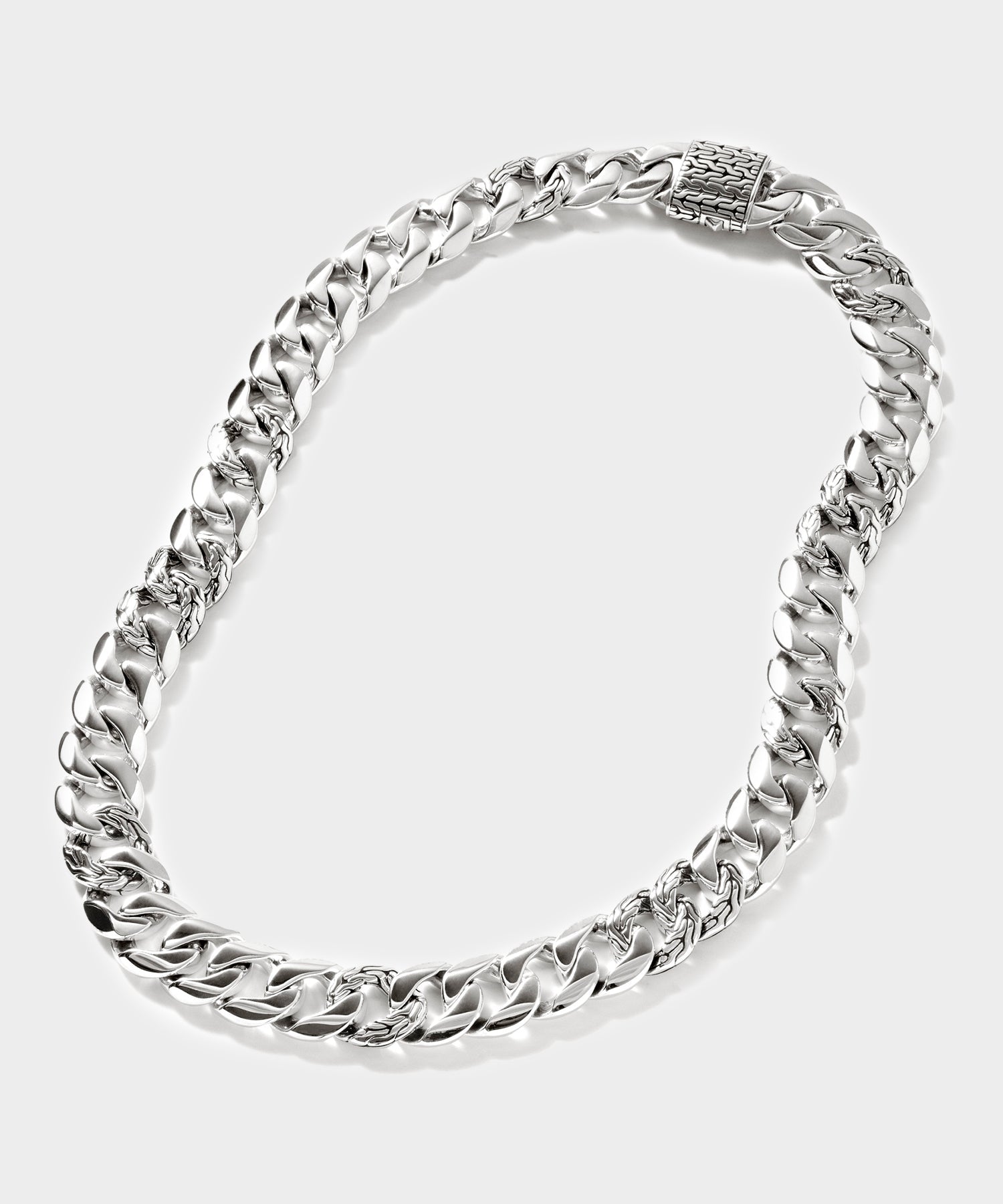 John Hardy Sterling Silver Curb Chain Necklace