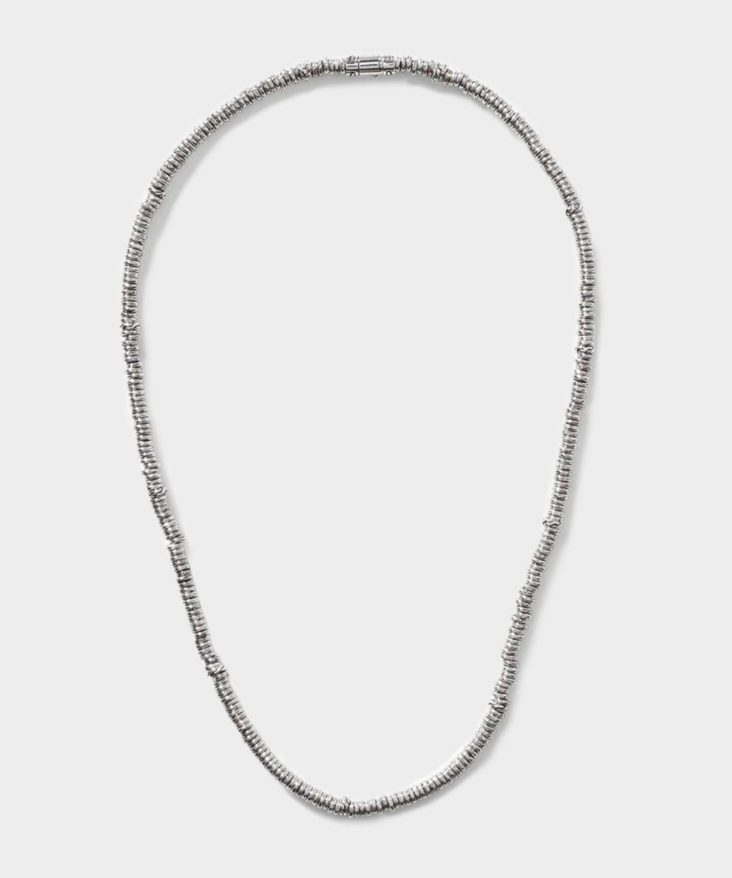 John Hardy Sterling Silver Heishi Necklace
