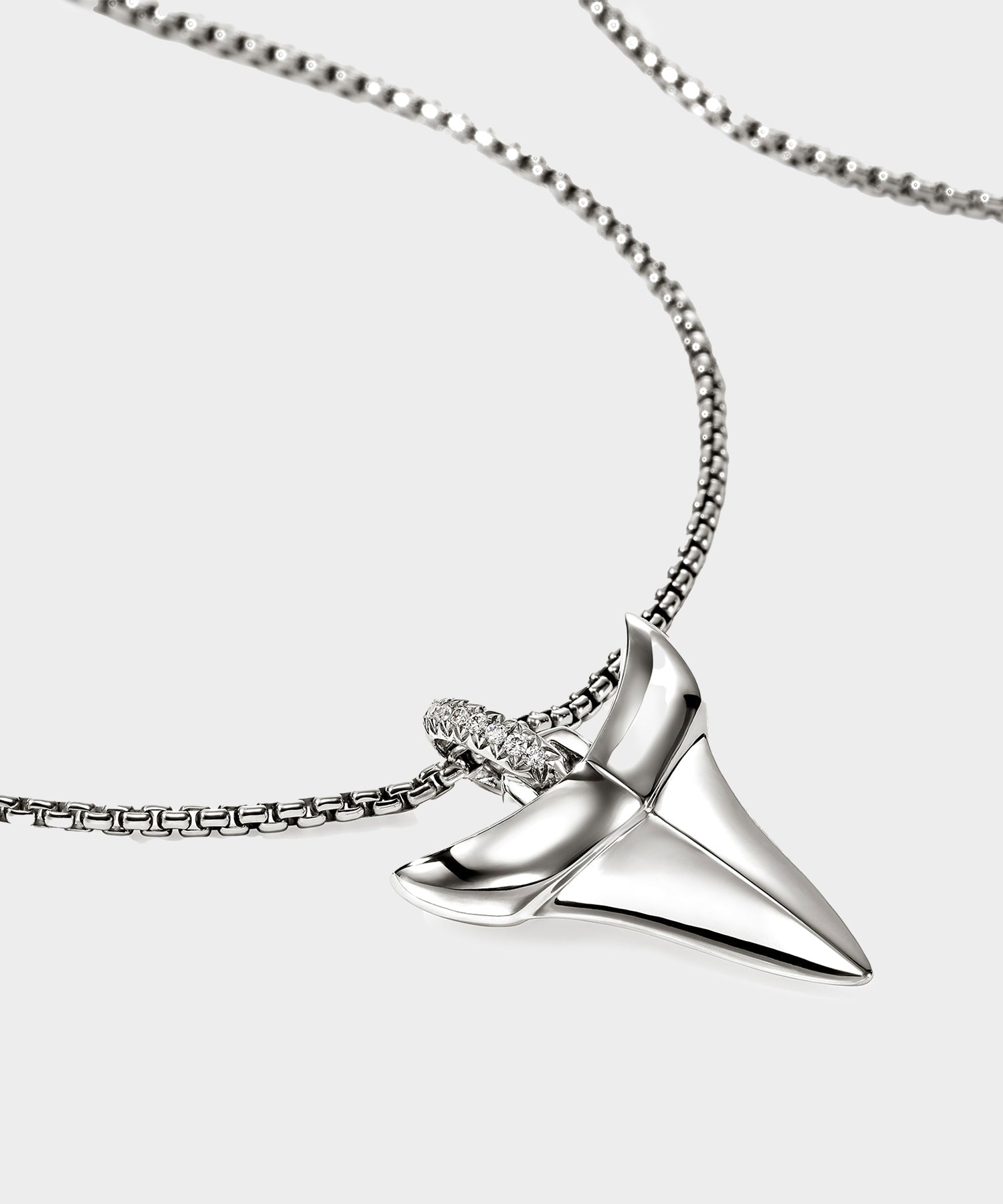 John Hardy Diamond Sterling Silver Talismans Necklace