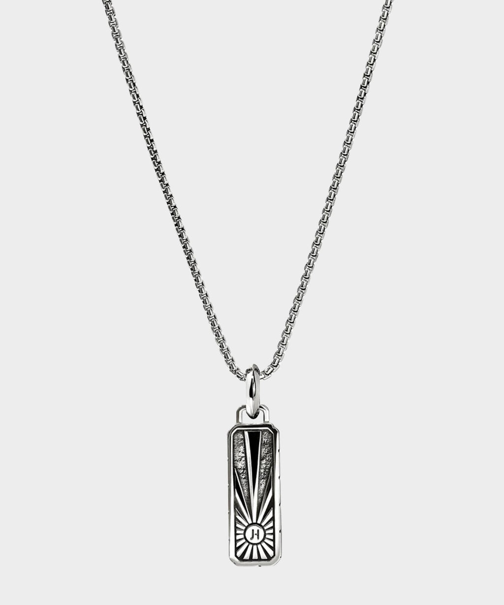 John Hardy Sterling Silver Tiger Eye Talisman Necklace