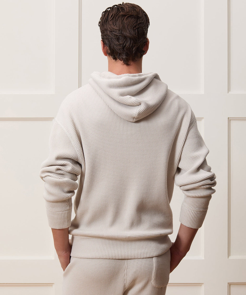 Portuguese Cotton Waffle Hoodie