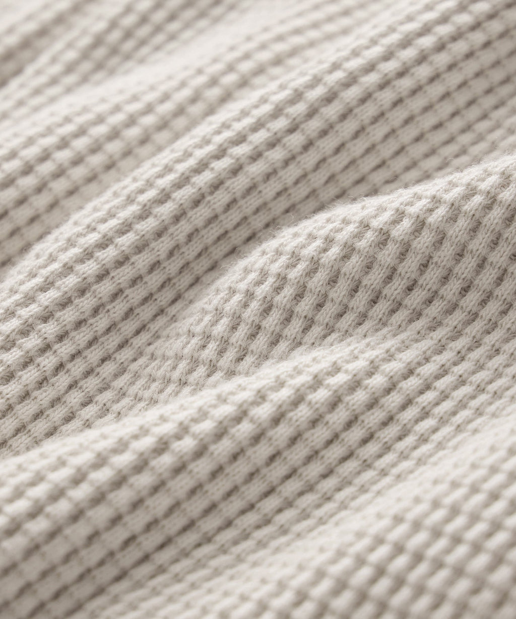 Portuguese Cotton Waffle Hoodie