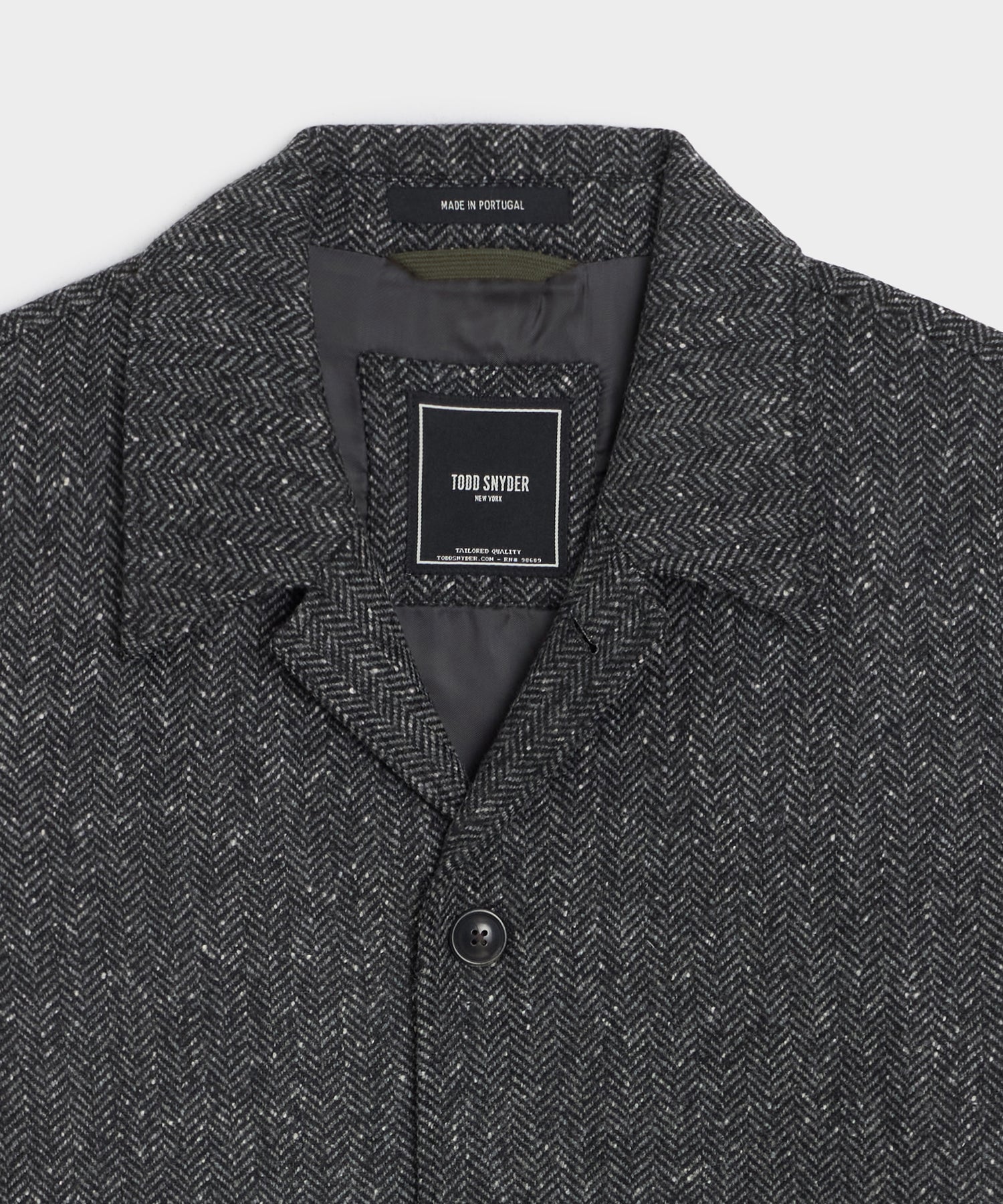 Italian Wool Herringbone Chore Coat