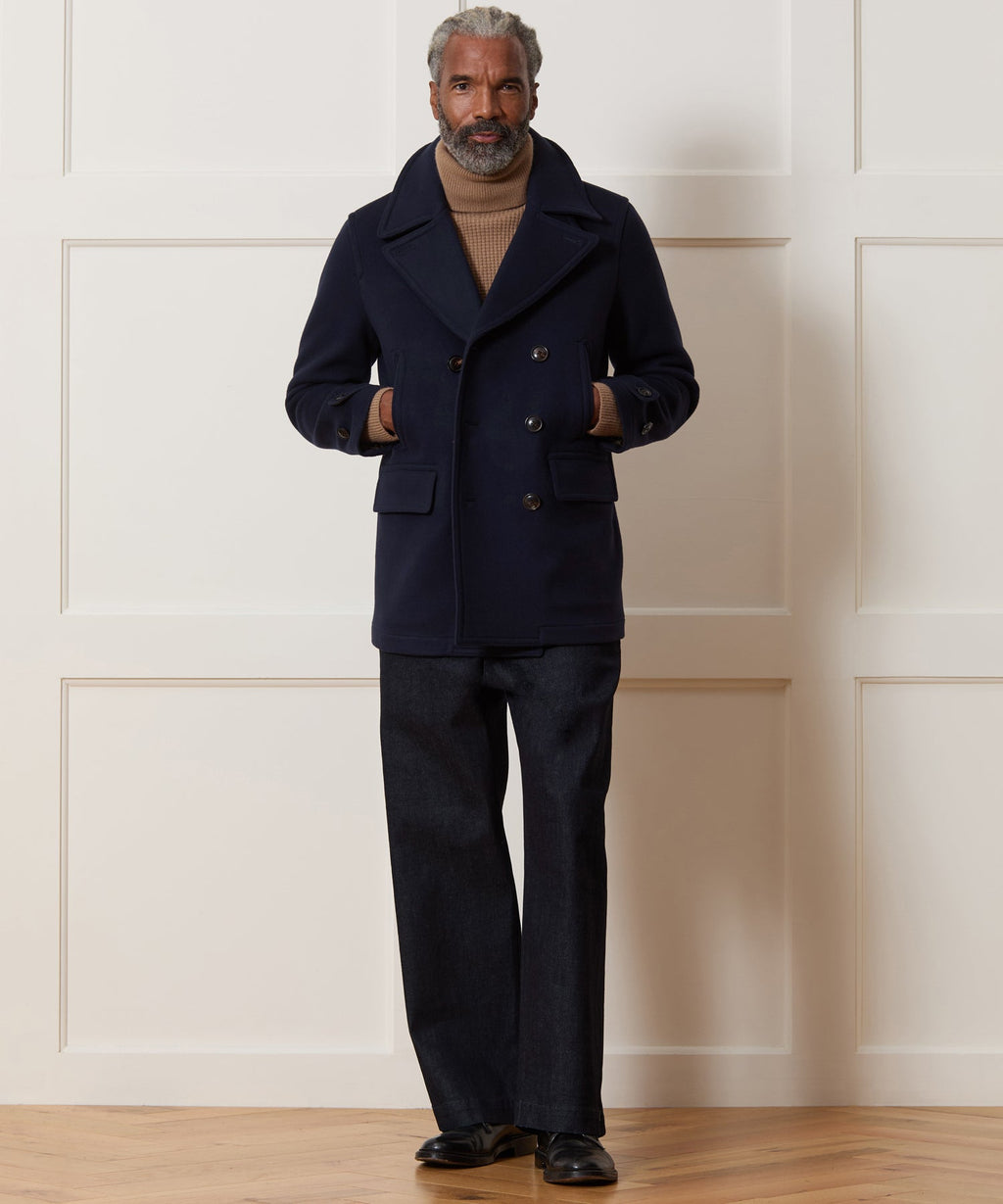 Italian Wool-Alpaca Peacoat