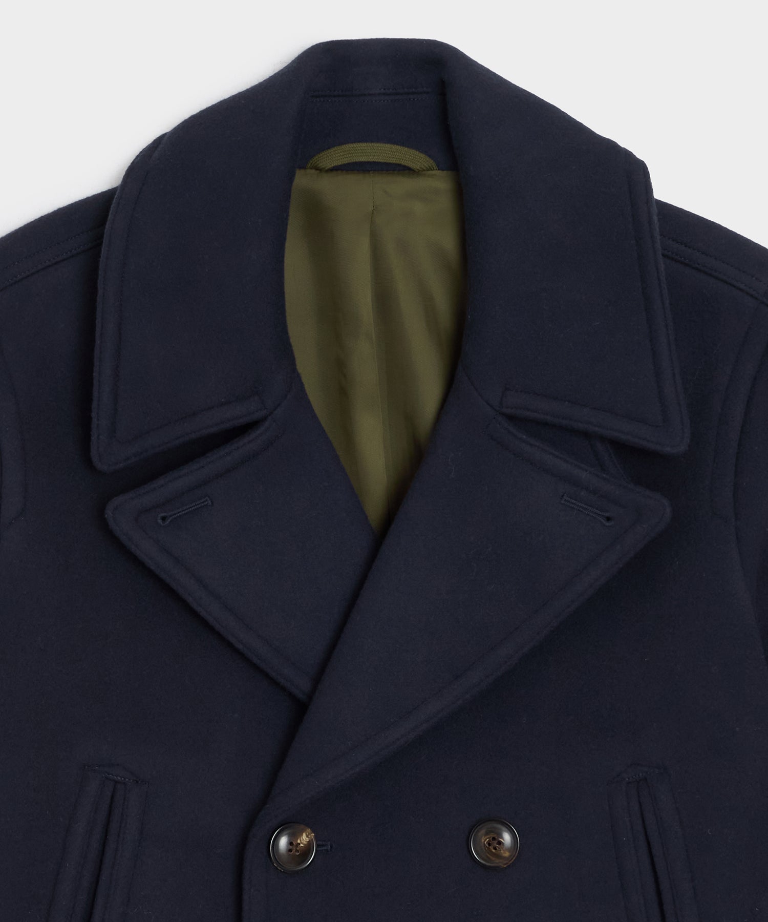 Italian Wool-Alpaca Peacoat