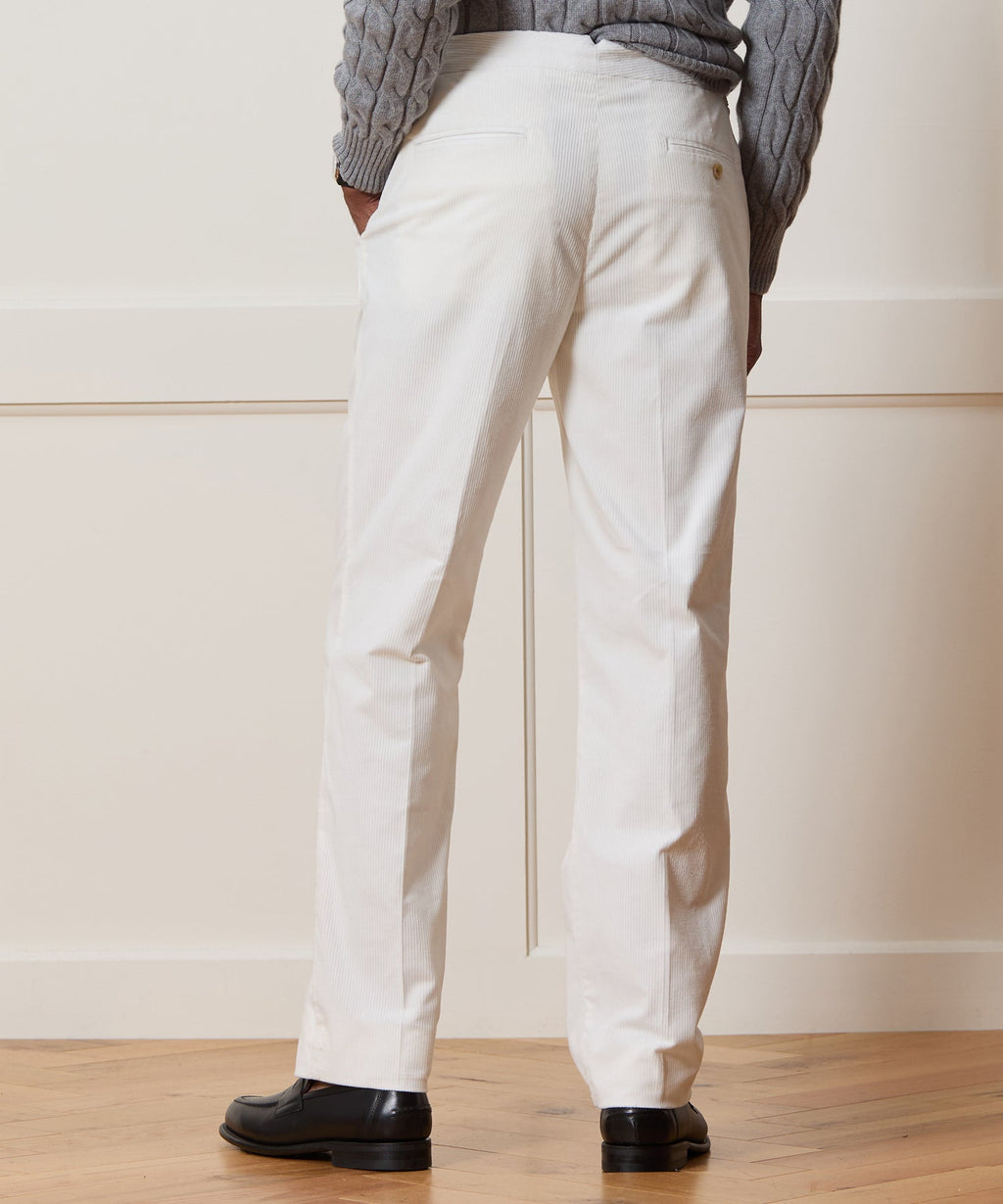 Italian Corduroy Side Tab Trouser