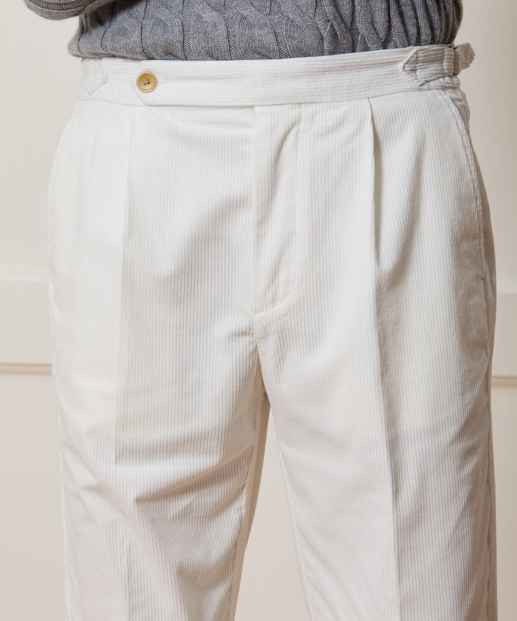 Italian Corduroy Side Tab Trouser