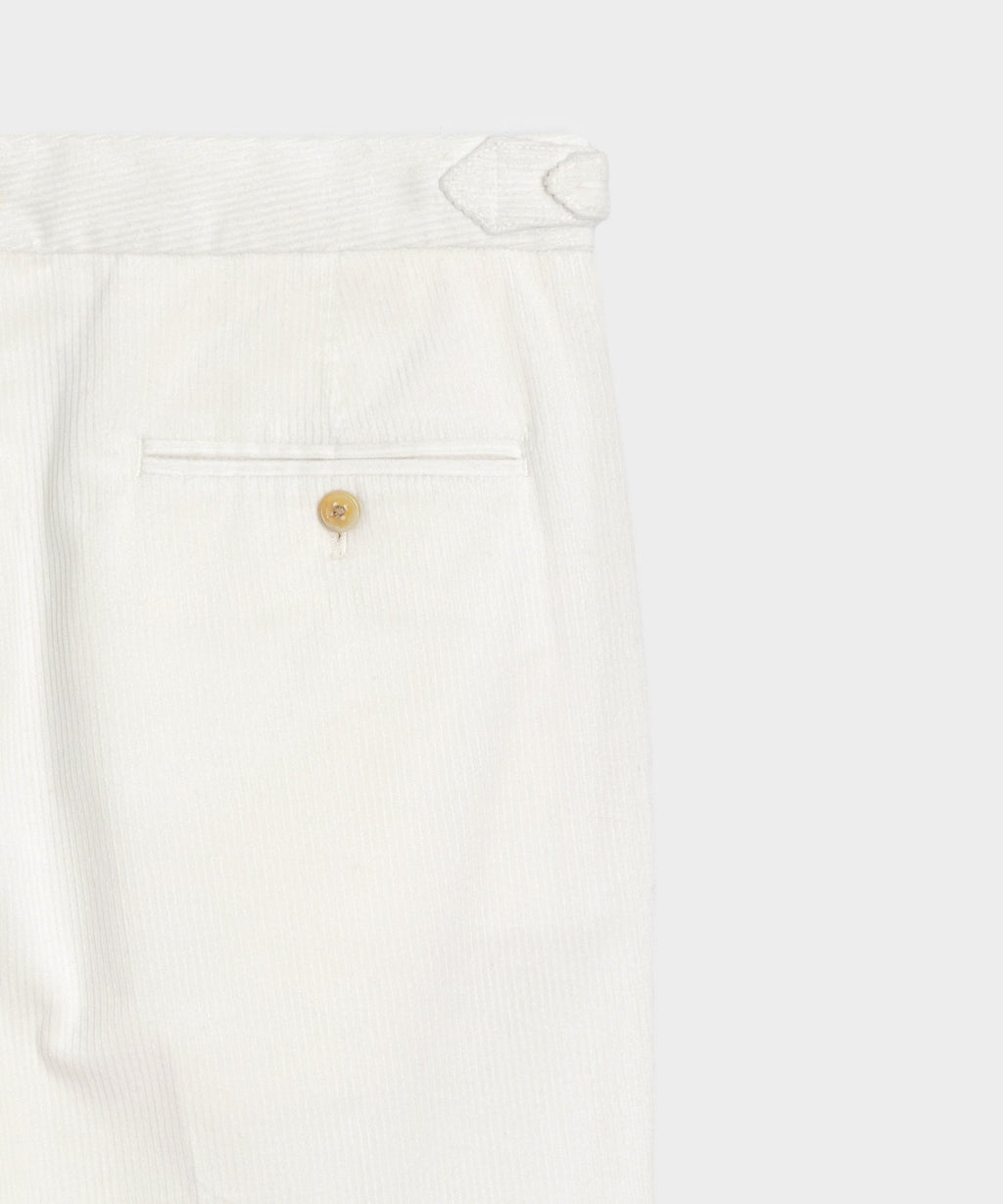 Italian Corduroy Side Tab Trouser