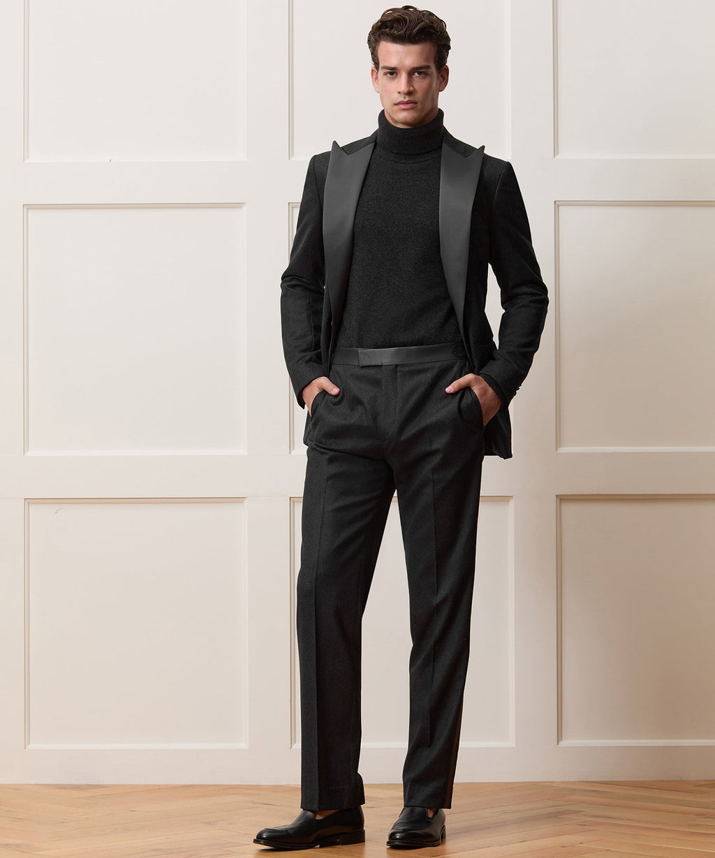 Italian Flannel Tuxedo Trouser