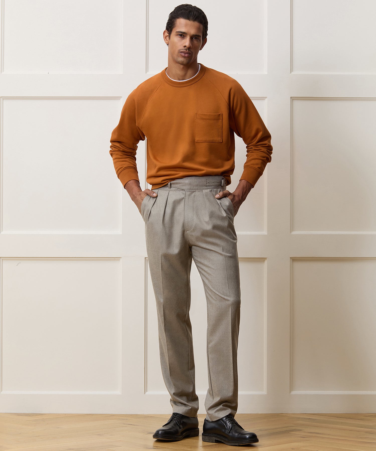 Italian Flannel Gurkha Trouser