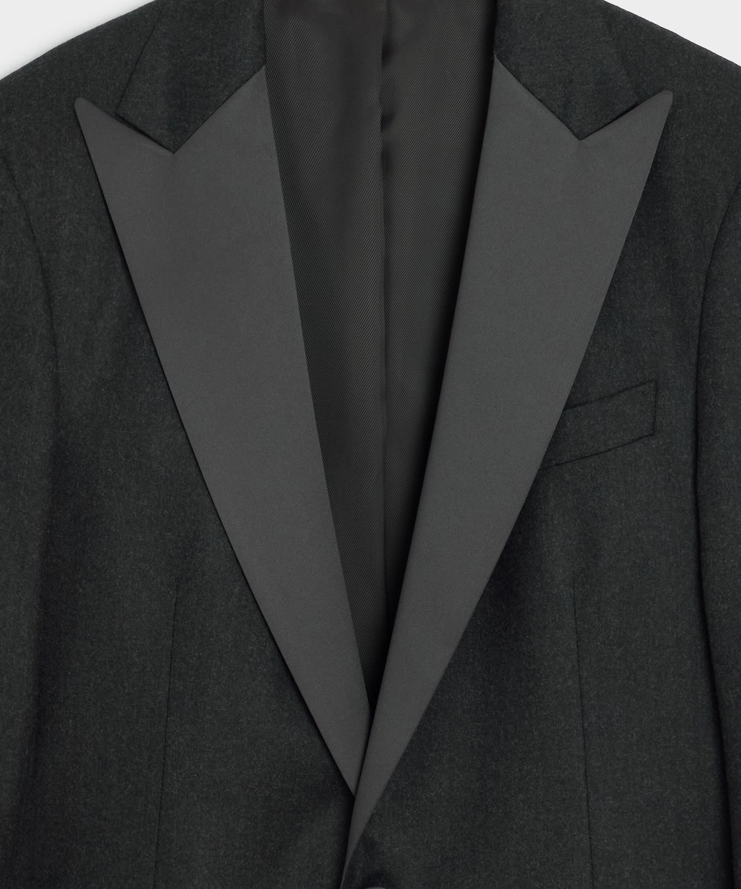 Italian Flannel Tuxedo Jacket