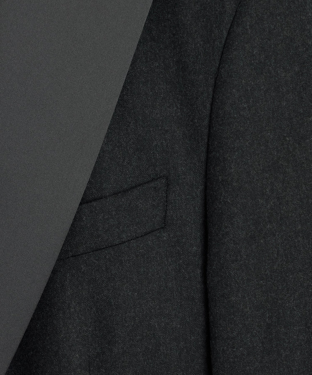 Italian Flannel Tuxedo Jacket