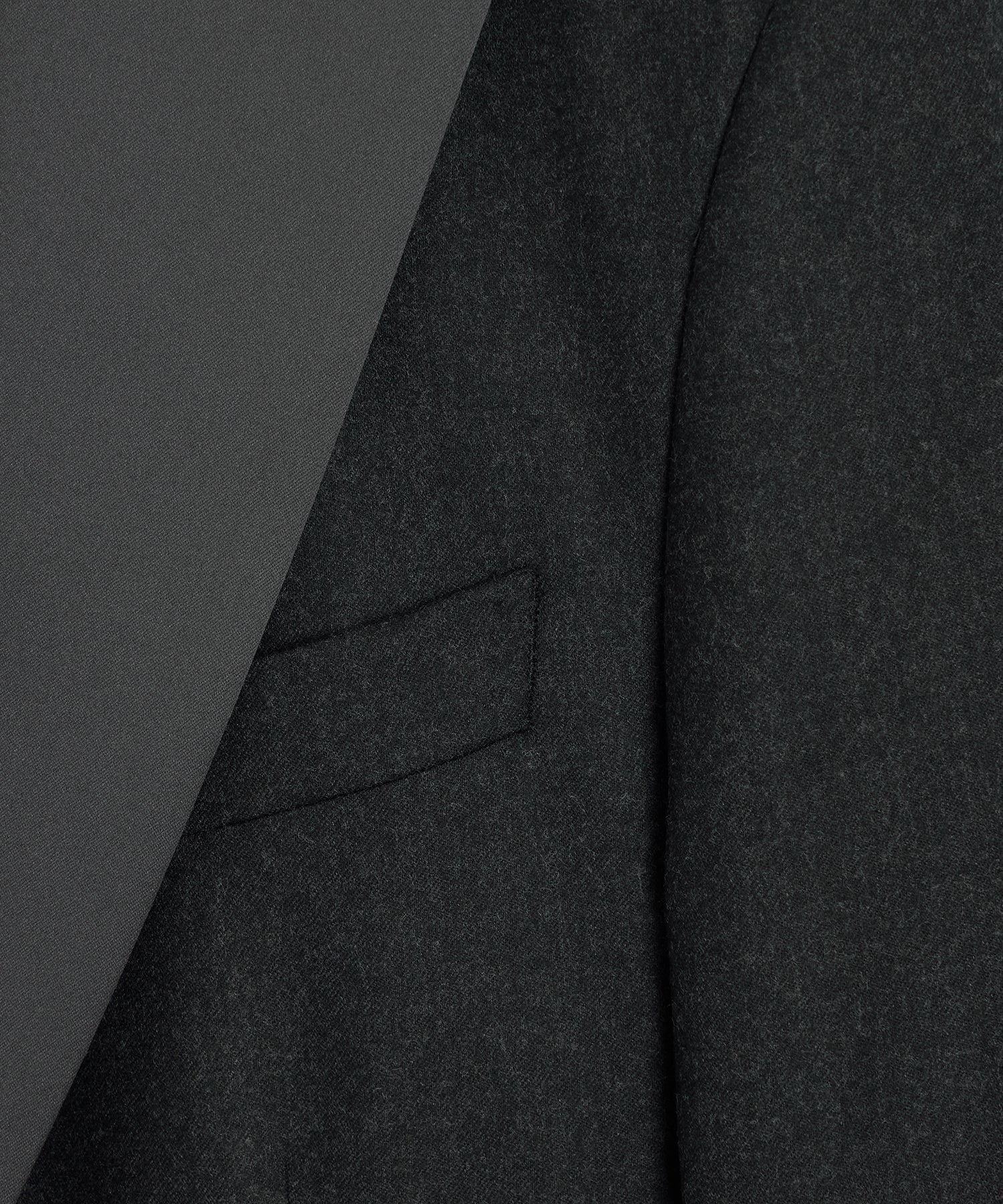 Italian Flannel Tuxedo Jacket