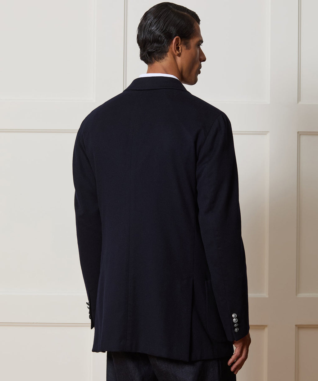Italian Cashmere Double-Breasted Wythe Jacket