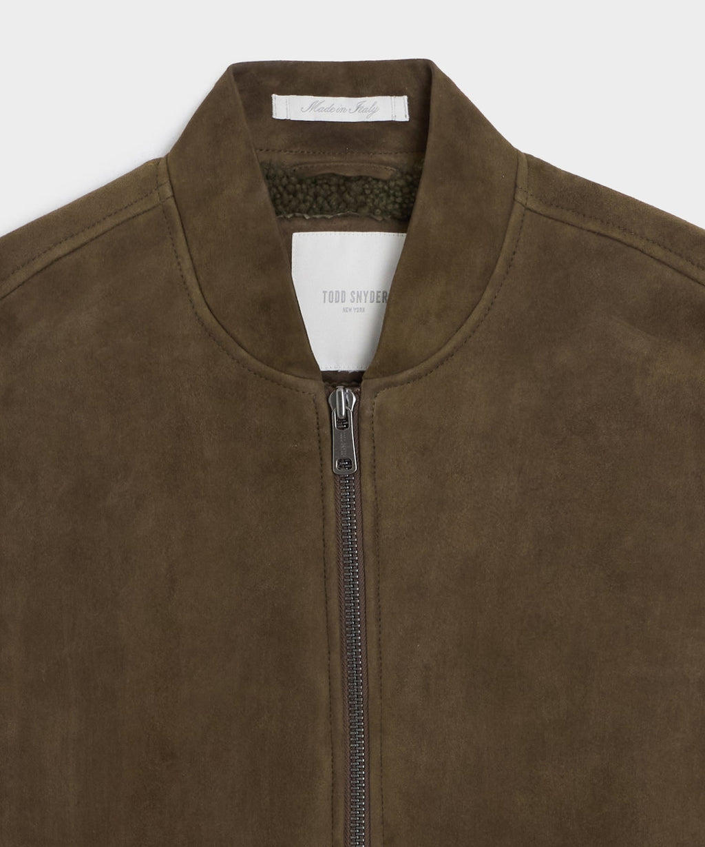Italian Shearling Aviator Jacket