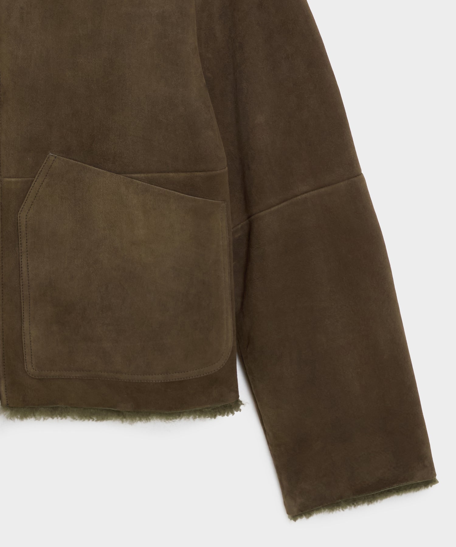 Italian Shearling Aviator Jacket