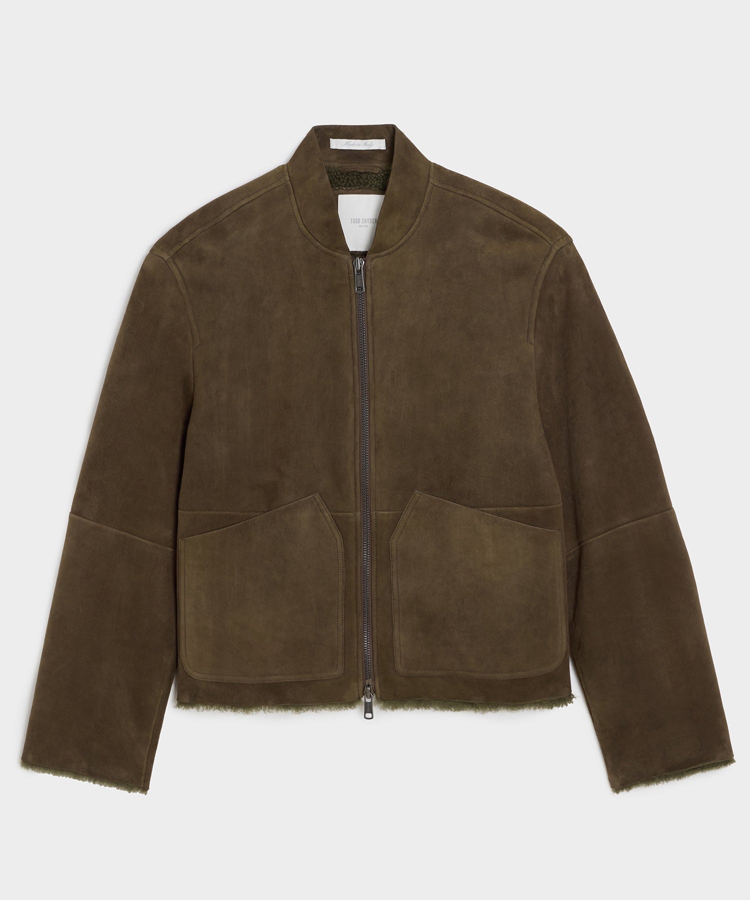 Italian Shearling Aviator Jacket