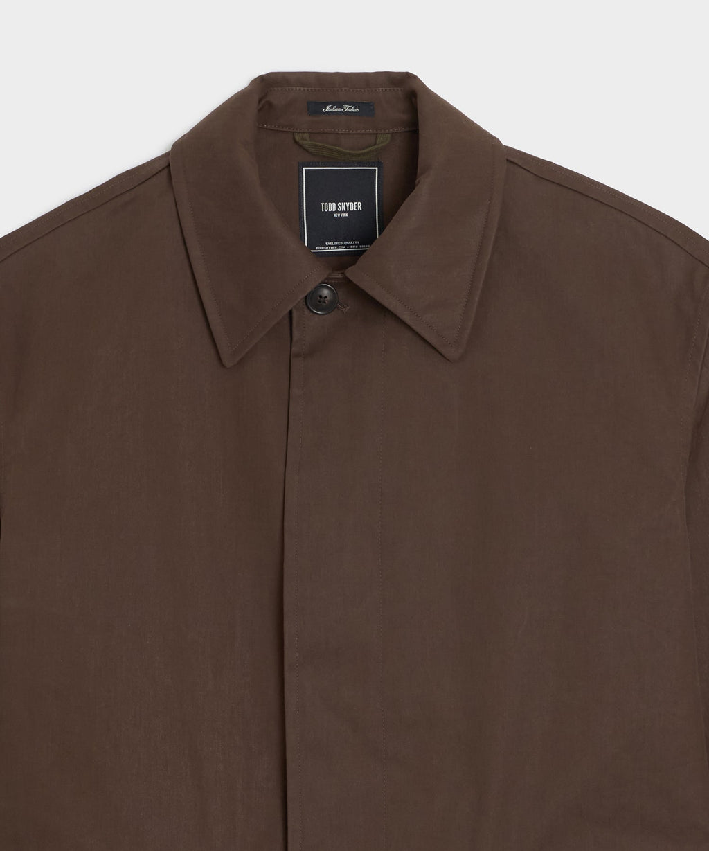 Italian Cotton Trench Coat