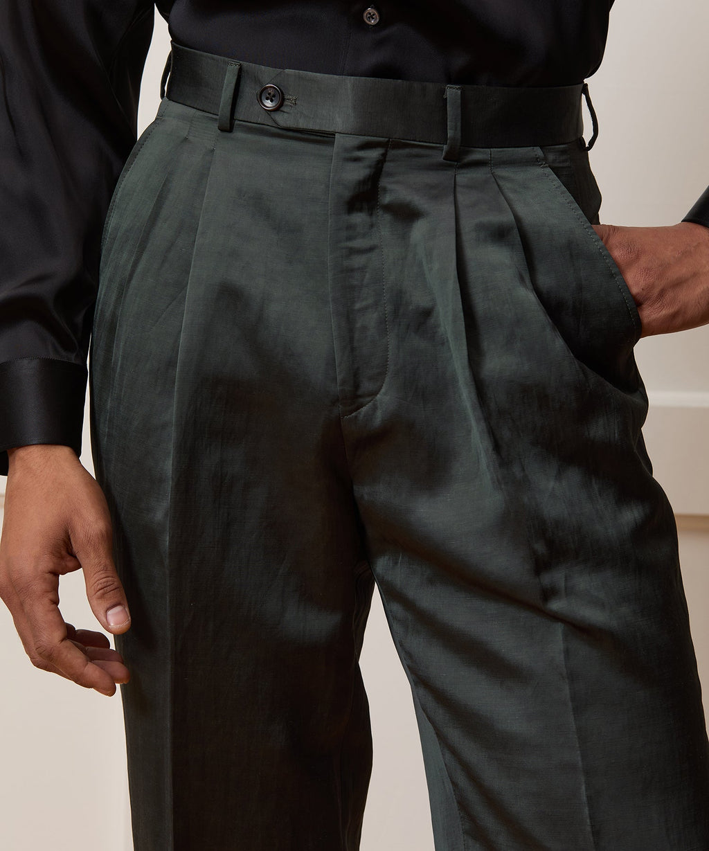 Italian Satin Wythe Trouser