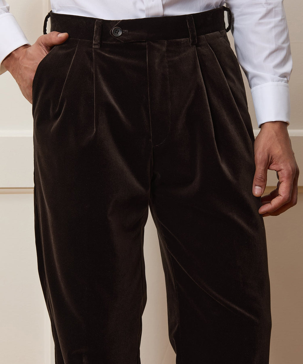 Italian Velvet Wythe Trouser