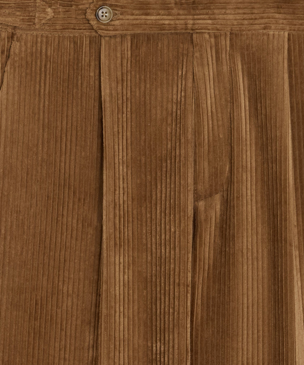 Italian Wide Wale Corduroy Side Tab Trouser